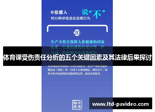 体育课受伤责任分析的五个关键因素及其法律后果探讨